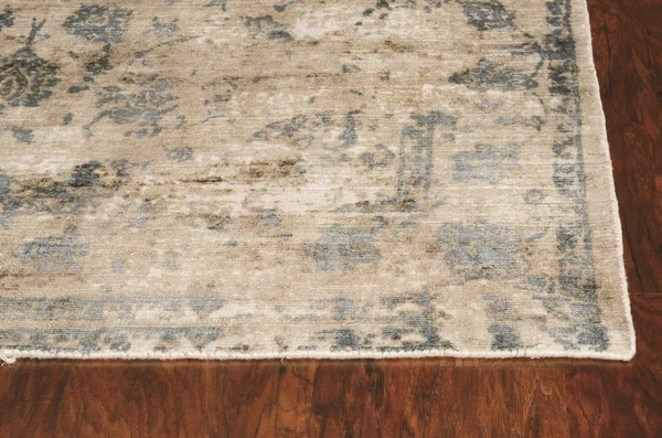 Kas Indulge 0805 Elegance 3&3x22 x 5&3x22 Sand, Blue Area Rug