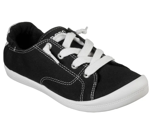 Skechers Women's Bobs Beach Bingo Ditch Day Sneaker, Black