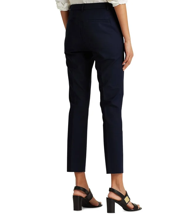 Lauren Ralph Lauren Stretch Cotton Blend Pants Polo Black - 28, 12