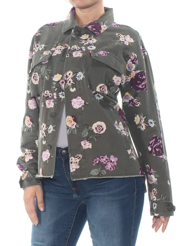 Levi&s Cotton Print Jacket - Floral Print M