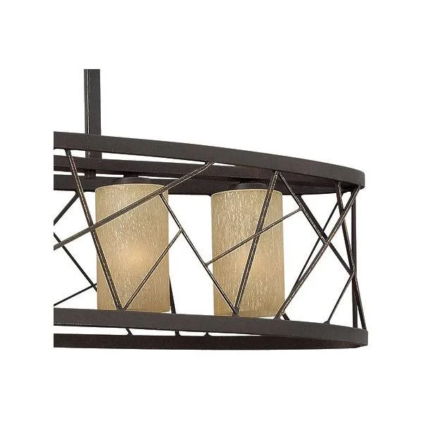 Fredrick Ramond FR41616ORB Nest Oil Rubbed Bronze 6 Light Chandelier