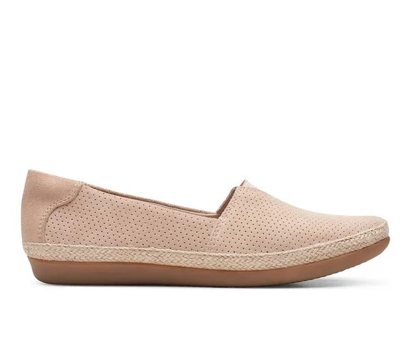 Clarks Danelly Sky Blush Suede - Women's, Size: 9 Medium