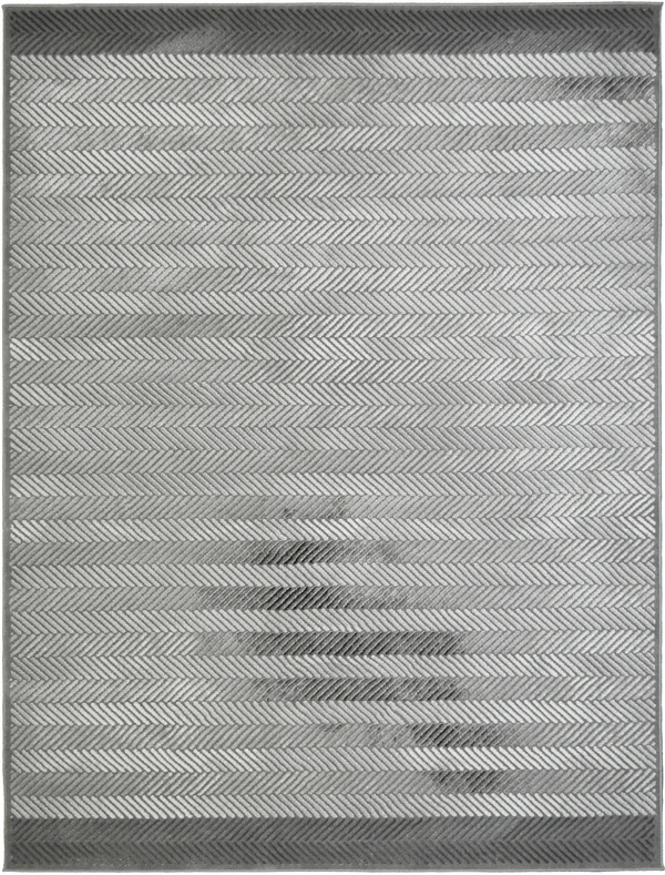 Mayberry Everest Domino Gray Area Rug, Size: 5&3 inchx7&3 inch