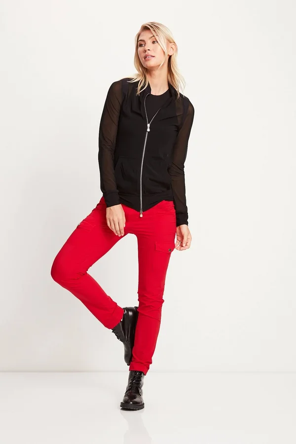 Anatomie Kate Cargo Slim Fit Red Small - Red