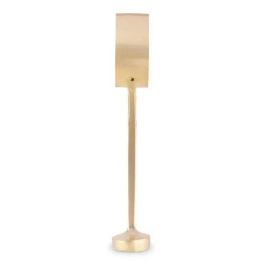 KegWorks Combination Foot Rail Bracket - Satin Brushed Brass - 2x22 OD