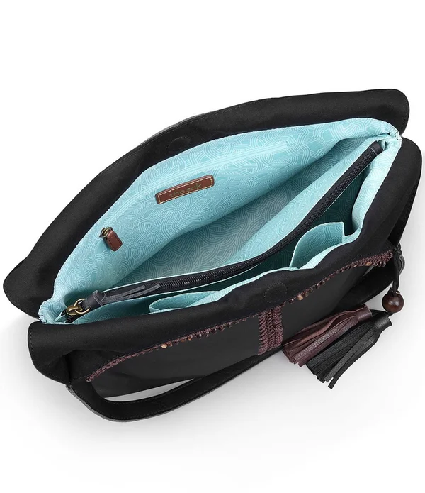 The Sak Huntley Hobo Bag, Indigo Crochet Leather