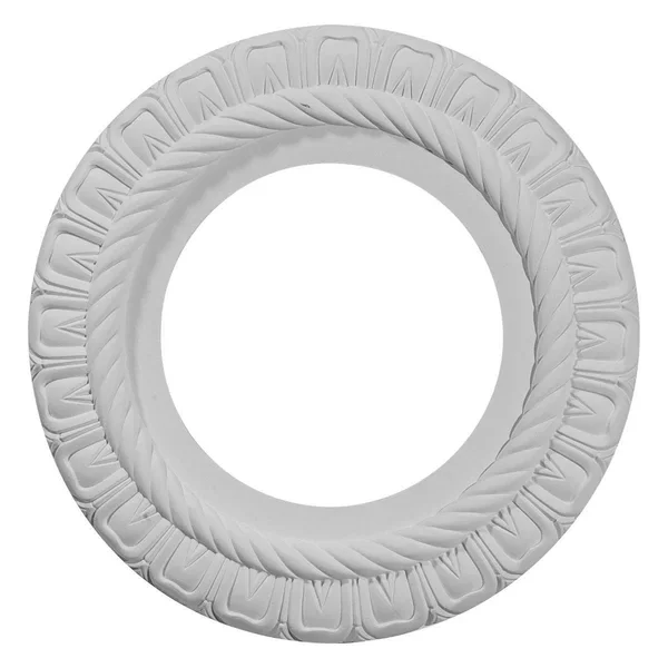 10 5/8x22OD x 5 3/4x22ID x 1/2x22P Claremont Ceiling Medallion (Fits Canopies Up to 7x22) - Hand-Painted Firebrick