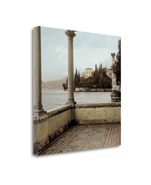 Giardino Vista Varenna - 1 by Alan Blaustein Wrapped Canvas Wall Art