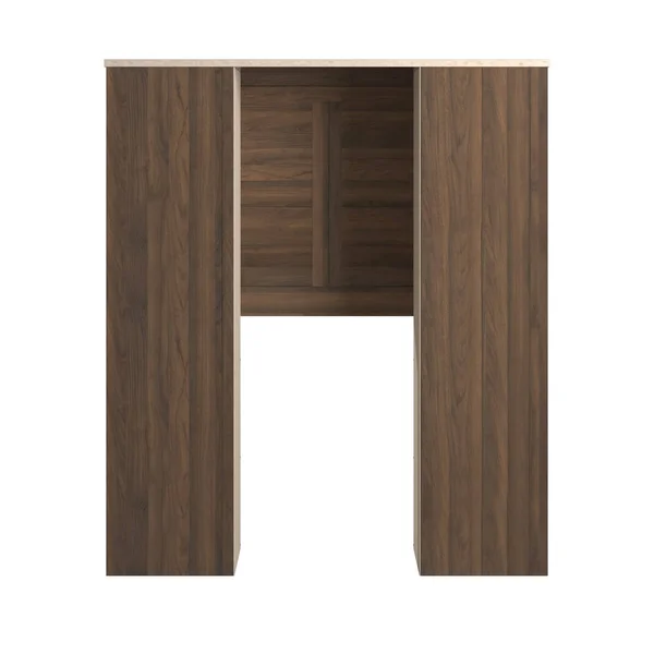 Keigo Walnut Finish Twin Storage Headboard by Inspire Q Junior