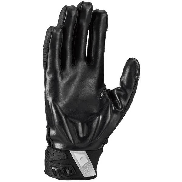Nike Adult D-Tack 6.0 Lineman Gloves - XXL, Black