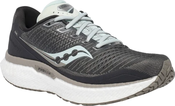 Saucony Women's Triumph 18 - 7 - Charcoal - Sky