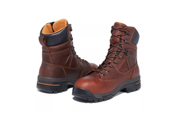Timberland Pro Men's 8 in. Helix Composite Toe Waterproof Work Boot - Brown