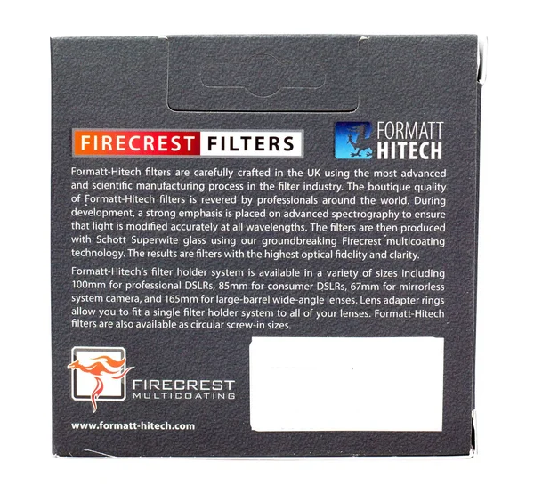 Formatt Hitech 72mm Firecrest IRND 1.5 Neutral Density Lens Filter