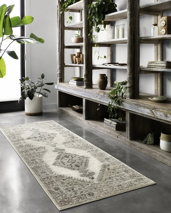 Loloi II Teagan TEA-02 Oatmeal Ivory Rug - 5 ft 3 in x 7 ft 6 in