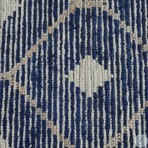 Kosas Home Reign Diamond Hand-Woven Area Rug Indigo