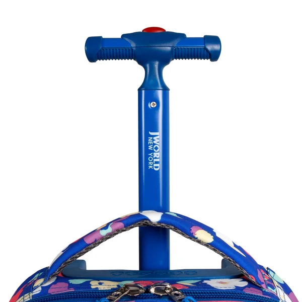 J World 20x22 Sundance Laptop Rolling Backpack - Petals