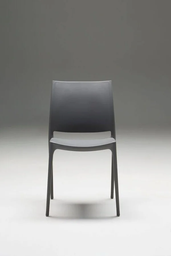 Mobital Vata Dining Chair Grey/Light Grey/White Polypropylene Set of 4