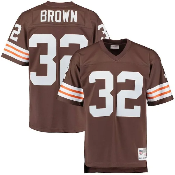 Mitchell & Ness Cleveland Browns Jim Brown Throwback Jersey