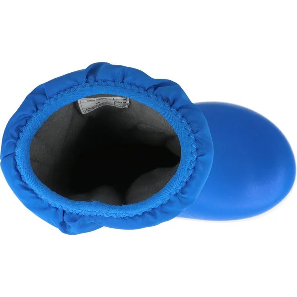 Crocs Bright Cobalt - Light Grey Kids& Crocband Winter Boot Shoes
