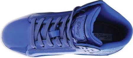 Women's Pastry Pop Tart Glitter High Top Sneaker, Size: 10, Blue