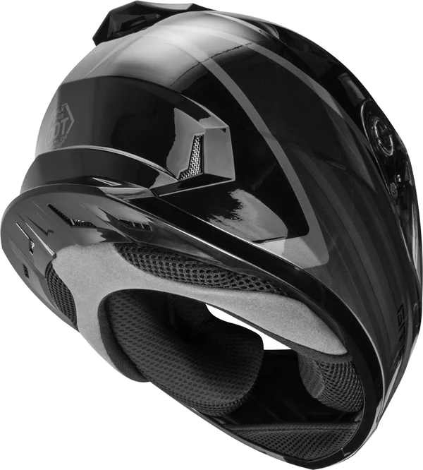 GMAX FF-49 Full Face Deflect Helmet Black/Grey