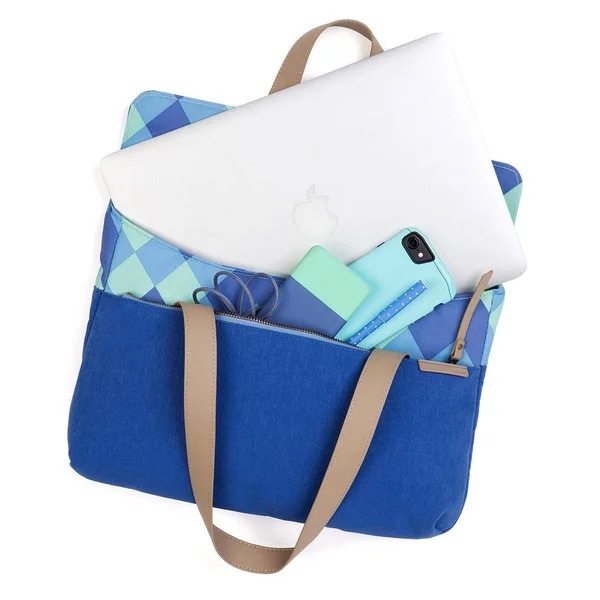 STM Goods 13-inch Grace Deluxe Small Sleeve - Blue Diamonds