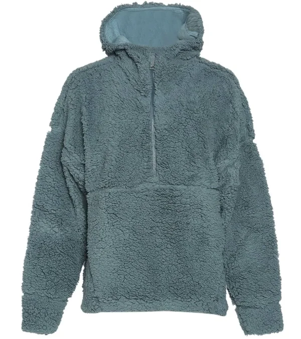 Prana - Women's Permafrost Half Zip - Smoky Blue, Medium