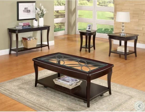 Riverside Furniture Annandale Chairside Table Dark Mahogany