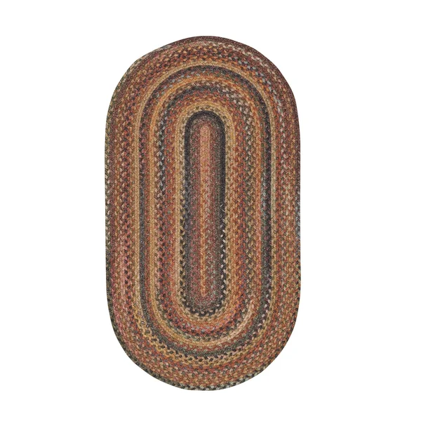 Capel Rugs Kill Devil Hill Cross Sewn Braided Area Rug - Blue - 20x22x30x22
