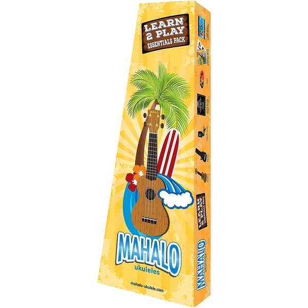 Mahalo Ukulele Rainbow Learn 2 Play Essential Kit Blue Soprano