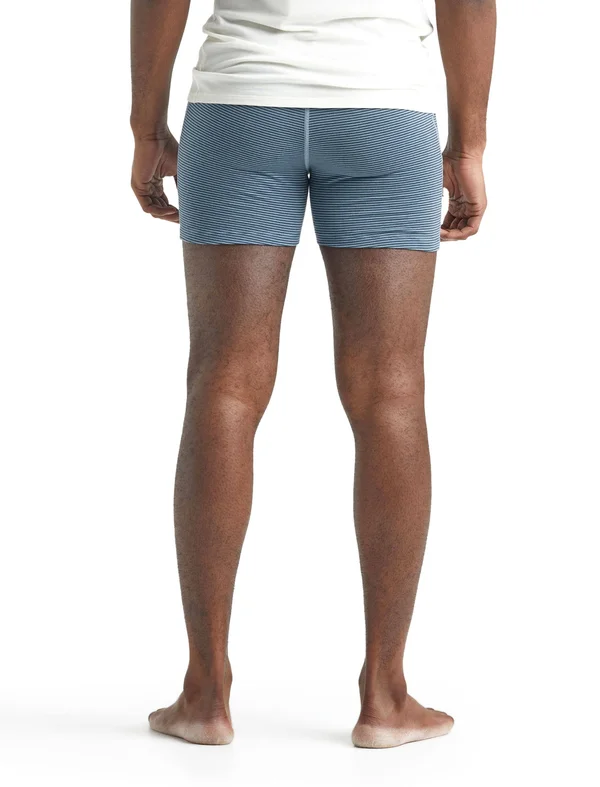 Icebreaker Anatomica Boxers - Men's Gravel - L