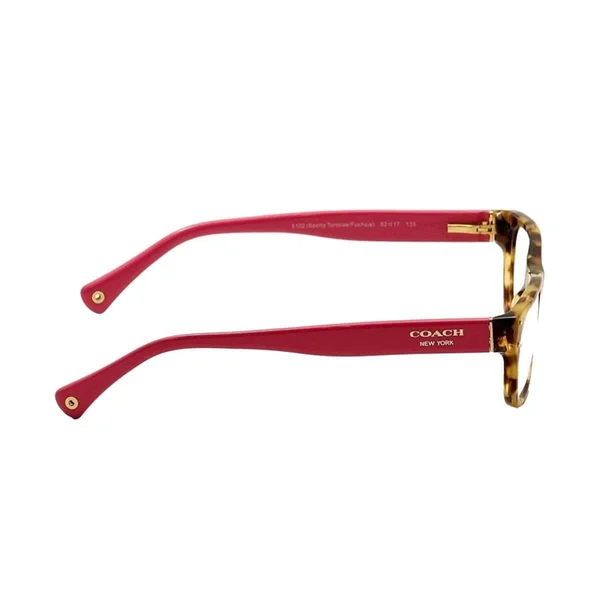 Coach HC6034 Eyeglasses - Spotty Tortoise/Fuschia (5102)