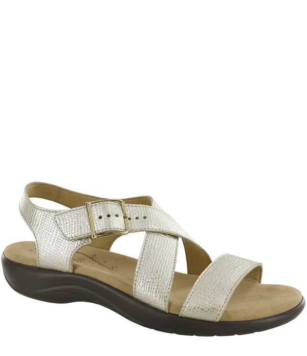 SAS Laguna (Gold Linen) Women's Sandals