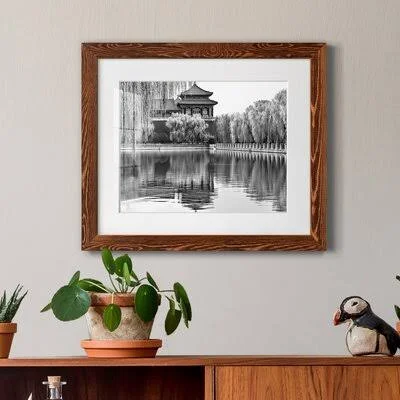 Meridian Gate Reflection - Picture Frame Photograph Print on Paper Dakota Fields Format: Maple Framed Paper - Size: 20x22 H x 24x