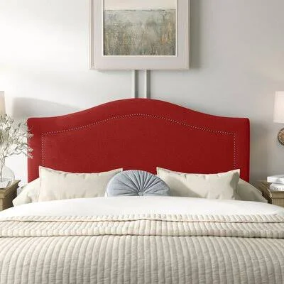 Lark Manor Ophiuchi Upholstered Panel Headboard Size: Queen, Upholstery: Antique Red