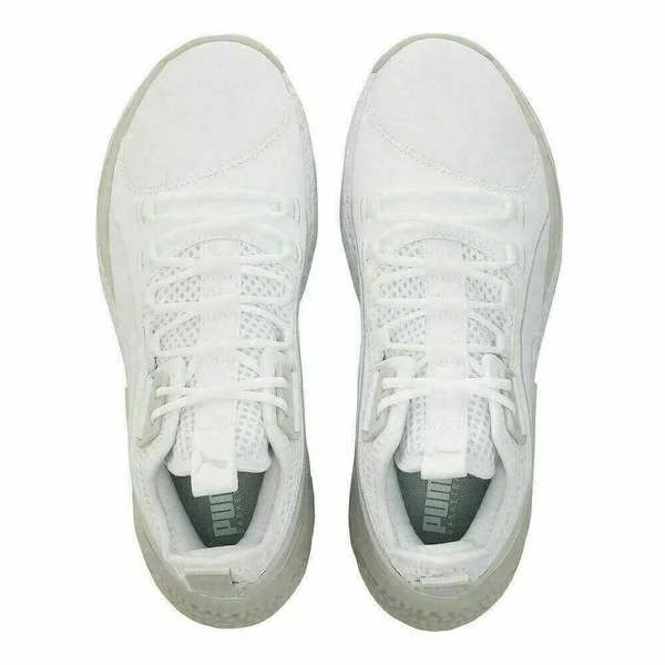 Puma Uproar Hybrid Court Core Mens White Athletic Basketball Shoes