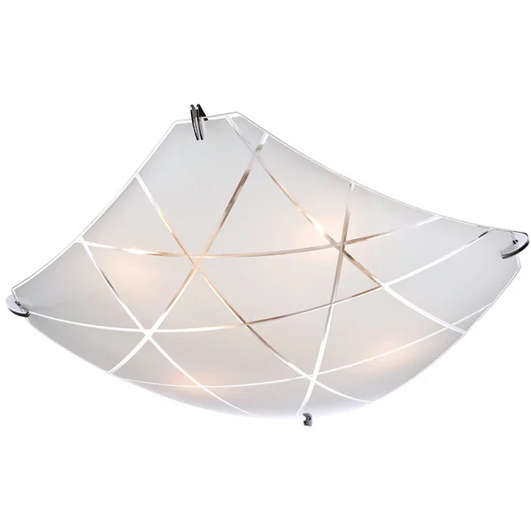 Lattice 16 1/2x22 Wide Contemporary Chrome Ceiling Light