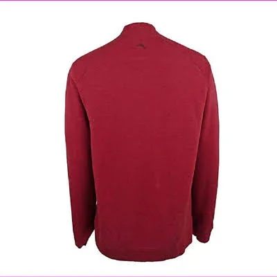 Tommy Bahama Men's Big & Tall Flip Side Reversible Quarter Zip Pullover - Size XLT