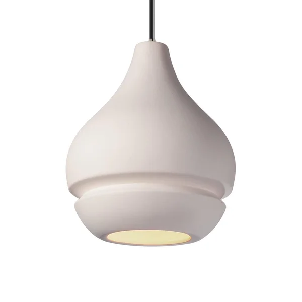 Justice Design Group Radiance 8 inch Mini Pendant - CER-6400-BIS-NCKL