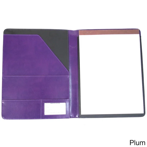 Royce Leather Aristo Padfolio (Plum)