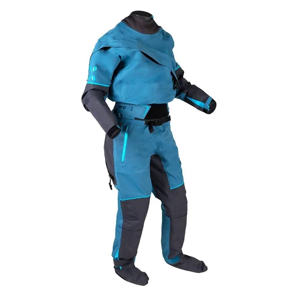 Level Six Women's Freya Front Entry Drysuit - XL - Beet Red