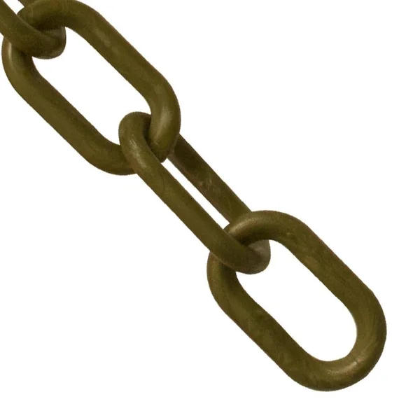Mr. Chain Plastic Chain, 1x22 Link, 100&L, HDPE, Khaki Gold
