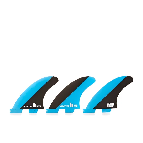 FCS II MF PC Tri Fins (Blue/Black, M)