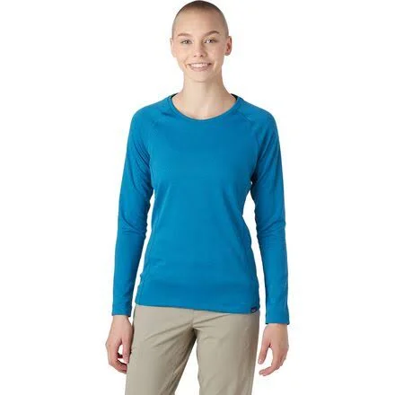 Patagonia Women's Capilene Midweight Crew Shirt Blue XL