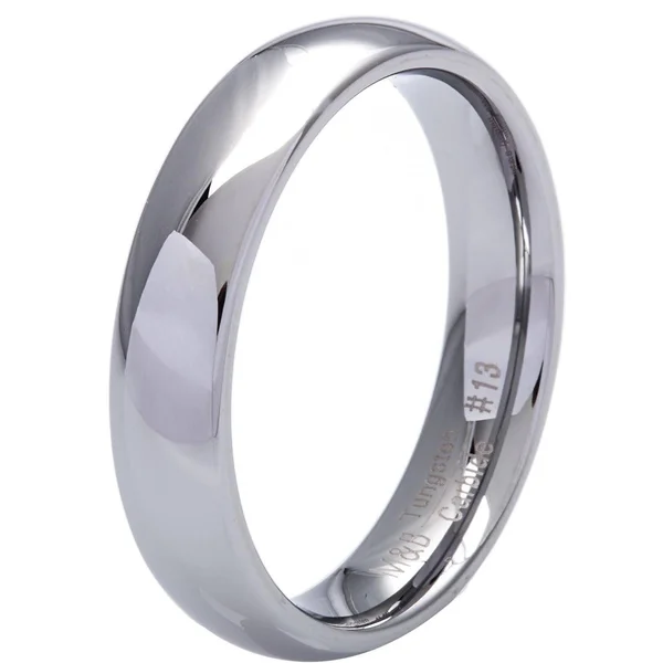 Men's Tungsten Carbide Dome Wedding Band (5.5 mm) - 7.5
