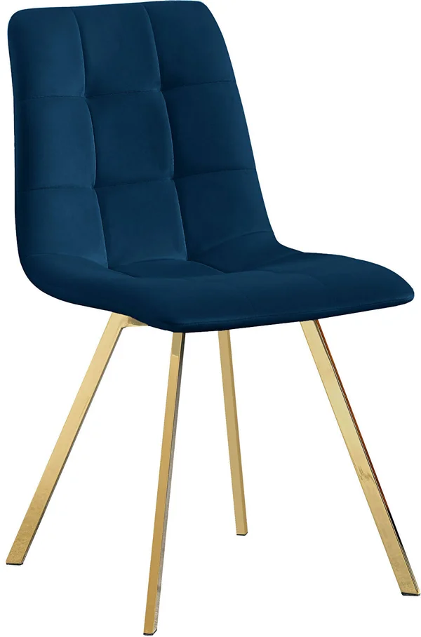 Meridian Furniture Annie Navy Velvet Dining Chair (Set of 2)