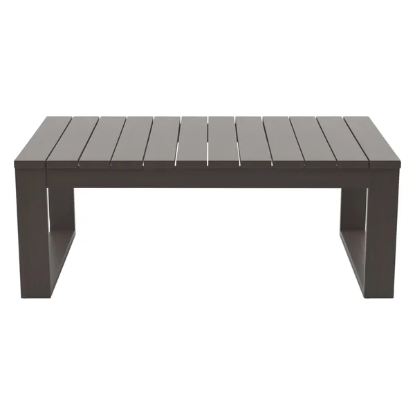 Cordova Reef Rectangular Cocktail Table - Dark Brown - Outdoor by Ashley
