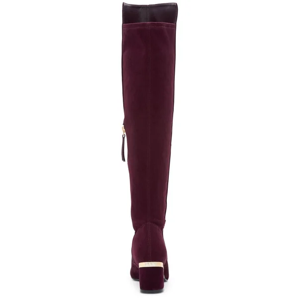Dkny, Cora Knee High Boots, Burgundy - 8.5