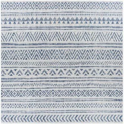 Esma Southwestern Denim/Navy/White Indoor/Outdoor Area Rug Foundstone Rug Size: Square 7&10x22