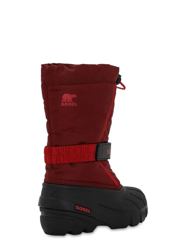 Sorel Youth Flurry Boot - 2 - Red Jasper - Mountain Red
